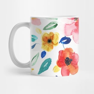 Bright Summer Floral Pattern Mug